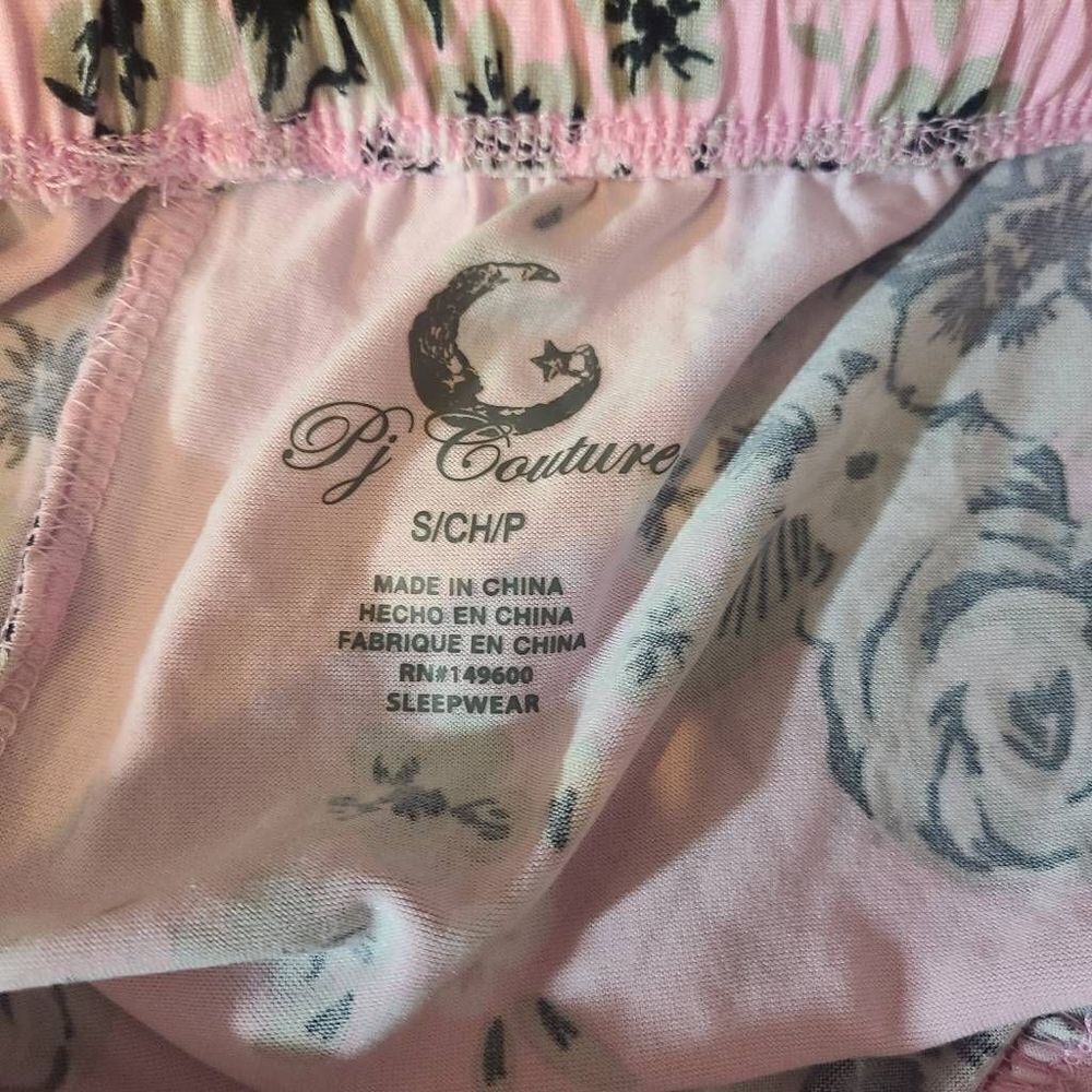 PJ Couture Floral Sleep‎ Shorts Size Small - Picture 4 of 4